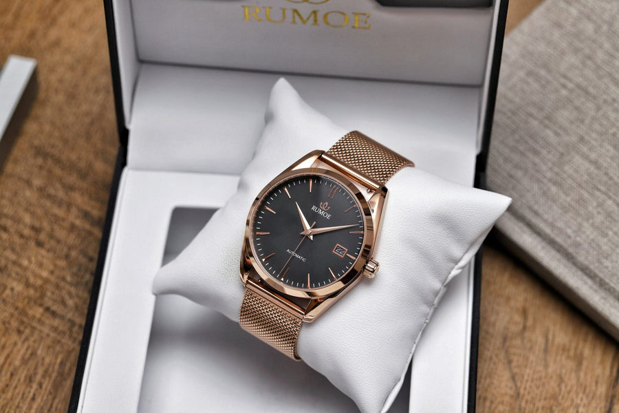 Introducing New Additions: Mesh Watches to the Rumoe Nobel Royal Collection! 