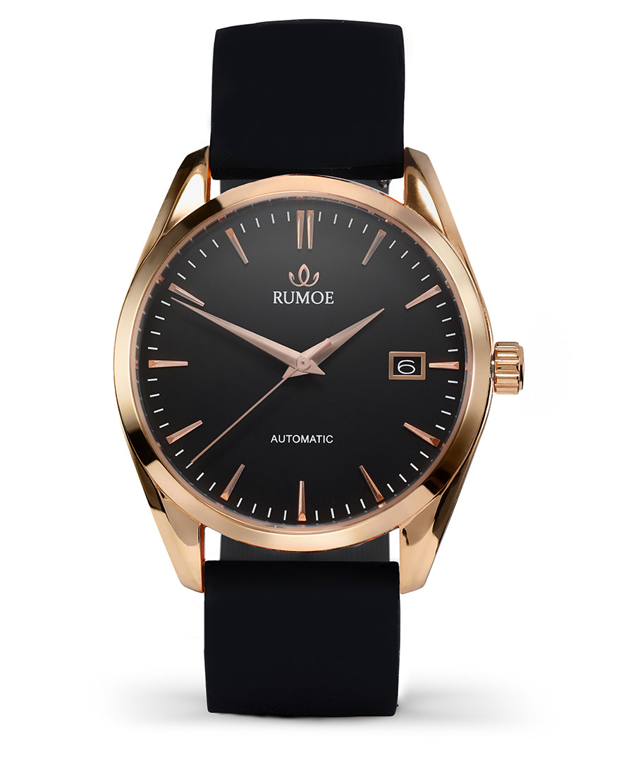 Nobel Royal Black Harva – Rose Gold