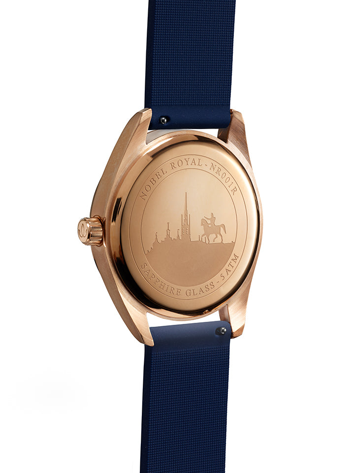 Nobel Royal Black Rimbo – Rose Gold