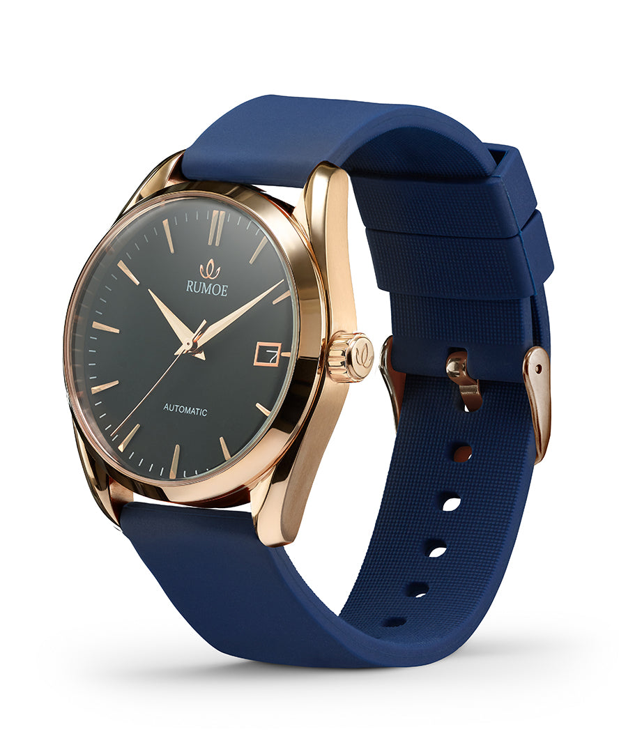 Nobel Royal Black Rimbo – Rose Gold
