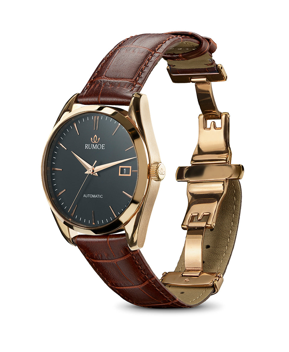 Nobel Royal Black Blista – Rose Gold