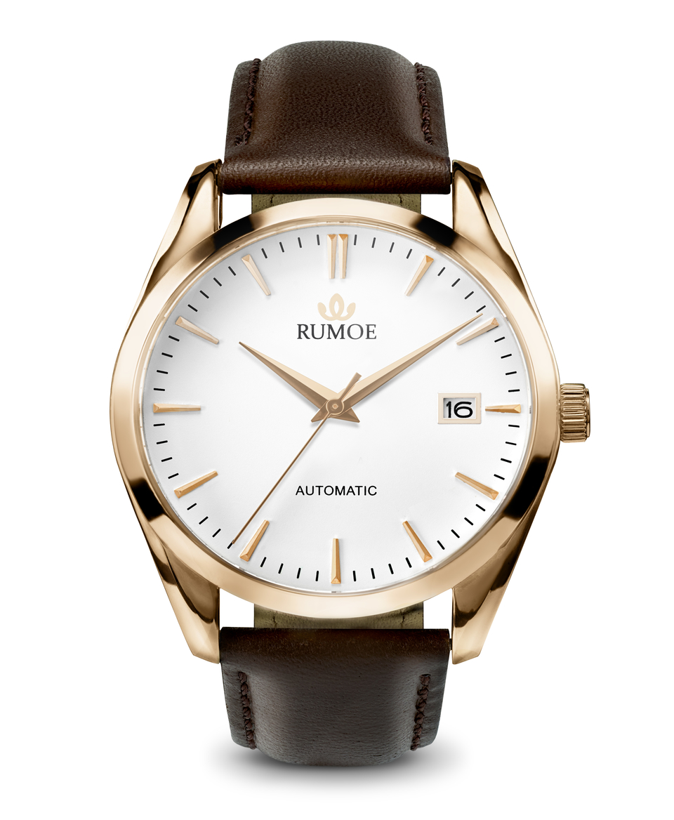 Nobel-Royal-Rose-Gold-White-Plain-Brown